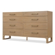 Banyon Bay Eight Drawer Dresser in Natural Wood by Hooker Furnishings