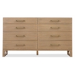 Banyon Bay Eight Drawer Dresser in Natural Wood by Hooker Furnishings