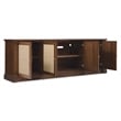 Archives Entertainment Console in Dark Natural Wood Finish by Hooker