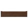 Archives Entertainment Console in Dark Natural Wood Finish by Hooker