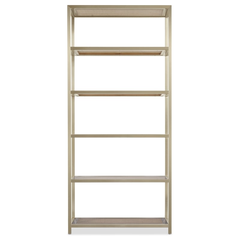 Melange Etagere with a Sturdy Steel Frame by Hooker Furnishings