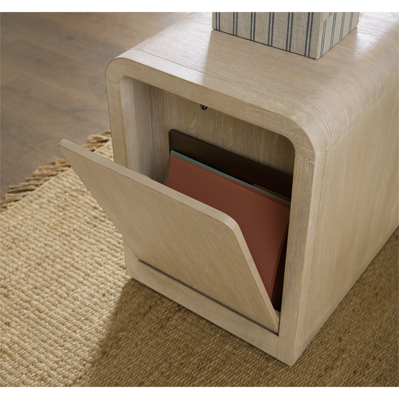 Brixton Mobile File in Natural Wood Finish by Hooker Furnishings