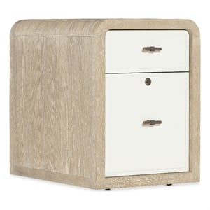 Brixton Mobile File in Natural Wood Finish by Hooker Furnishings