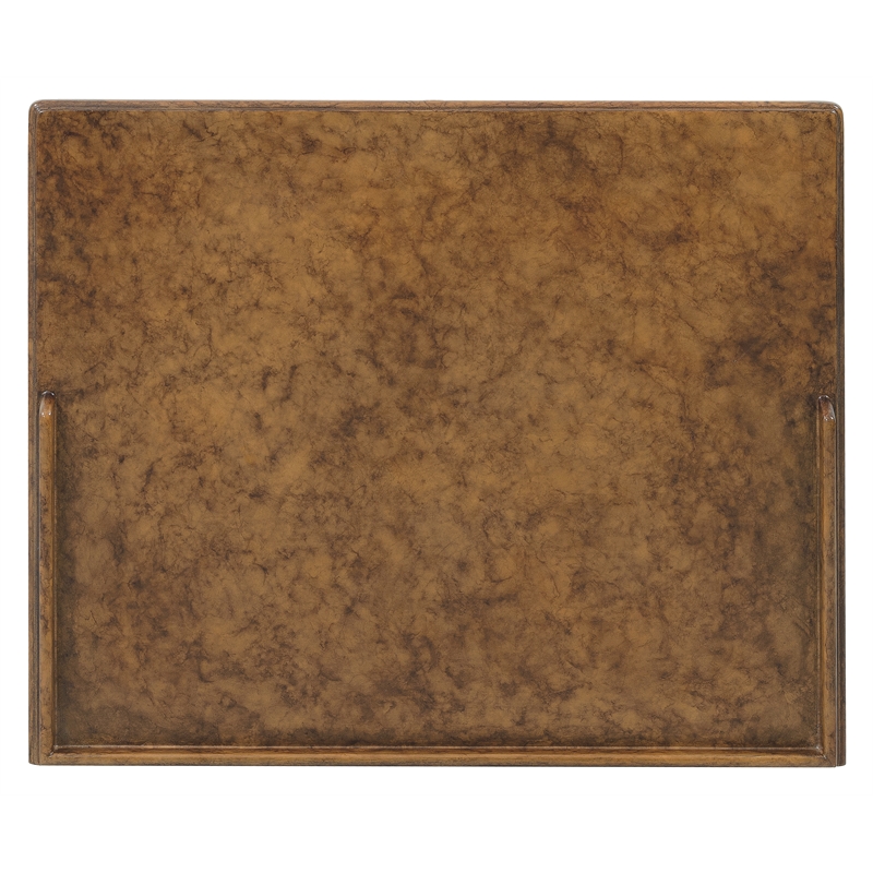 Archives Two-Door Nightstand in Natural Medium Wood Grain Finish by Hooker