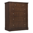 Archives Seven-Drawer Chest in Dark Natural Wood Finish by Hooker Furnishings