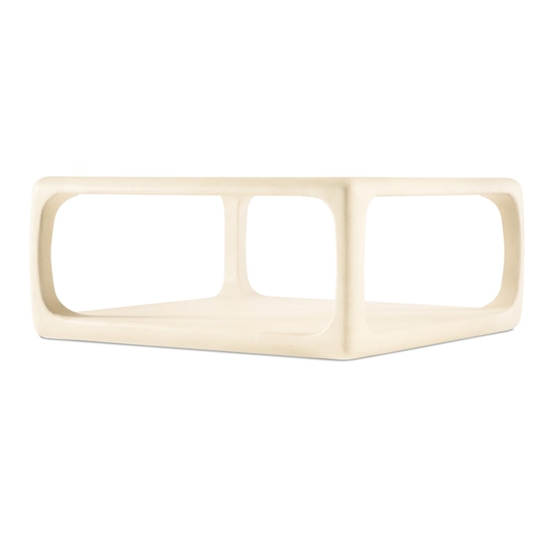 Westwood Square Cocktail Table in Cream Wood Finish by Hooker Furnishings