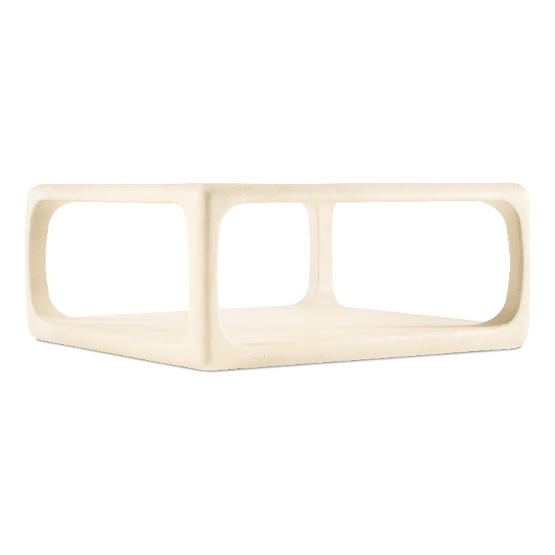 Westwood Square Cocktail Table in Cream Wood Finish by Hooker Furnishings