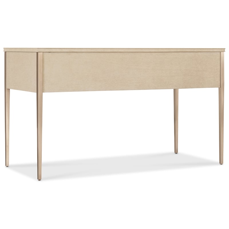 Melange Flourish Dressing Table with Marble Top on a Natural Base by Hooker