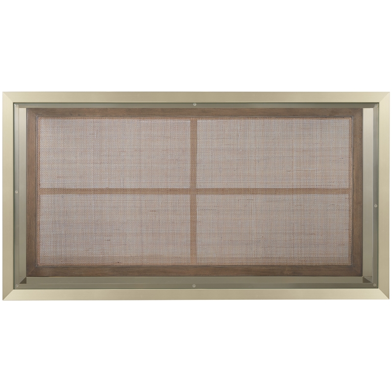 Melange Cocktail Table with Glass Top on a Steel Base by Hooker Furnishings