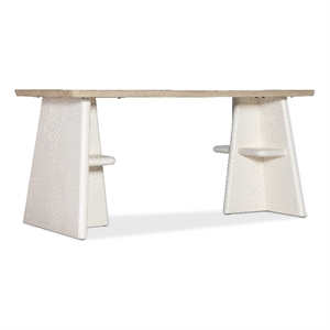 Commerce and Market Effie Writing Table in Cream Wood Finish by Hooker