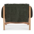 Kerns Tufted Accent Chair with Green Fabric by Hooker Furnishings