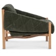 Kerns Tufted Accent Chair with Green Fabric by Hooker Furnishings