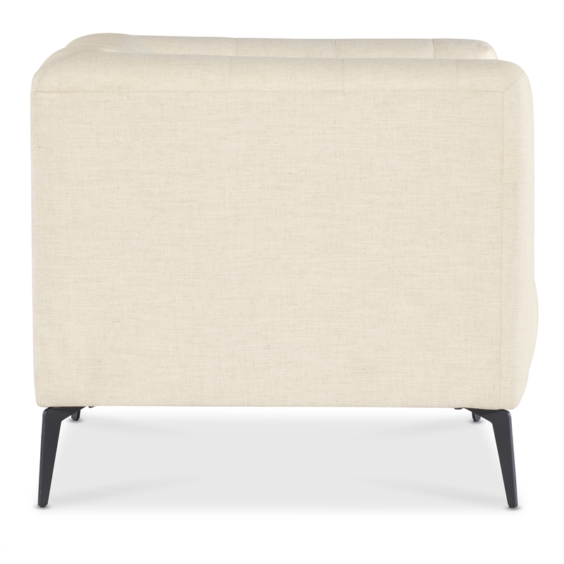 Nicolla Stationary Chair with Beige Fabric by Hooker Furnishings