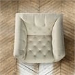 Nicolla Stationary Chair with Beige Fabric by Hooker Furnishings