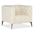 Nicolla Stationary Chair with Beige Fabric by Hooker Furnishings