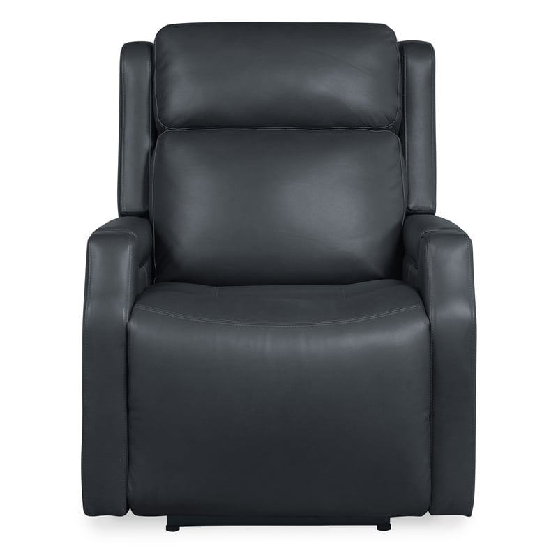 Nelson Blue Leater Zero Gravity Power Recliner with Power Headrest and Lumbar