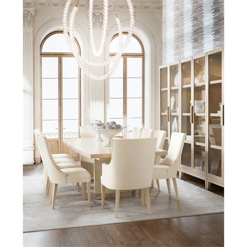 Westwood Rectangle Dining Table with Two 20-inch Leaves in Natural Wood Finish