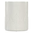 Commerce and Market Amelia Round End Table in White Wood Finish by Hooker