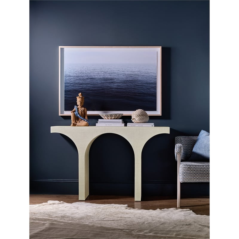 Commerce and Market Archer Console Table in Cream Wood Finish by Hooker