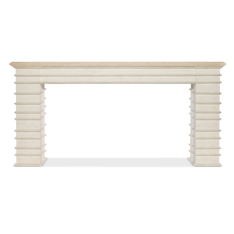 Commerce and Market Melrose Console Table in Cream Wood Finish by Hooker