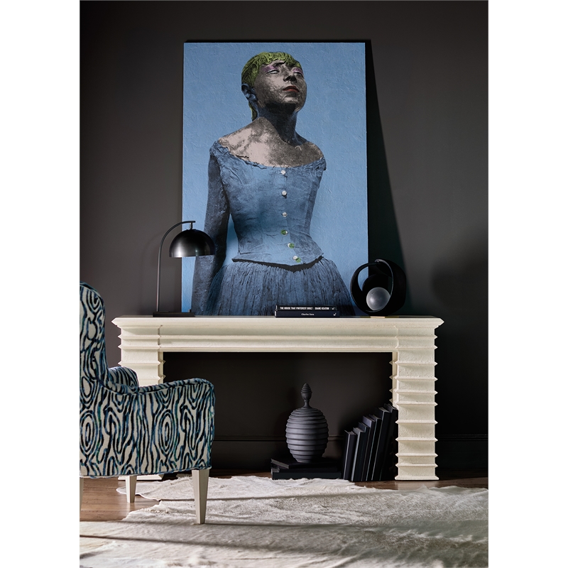 Commerce and Market Melrose Console Table in Cream Wood Finish by Hooker