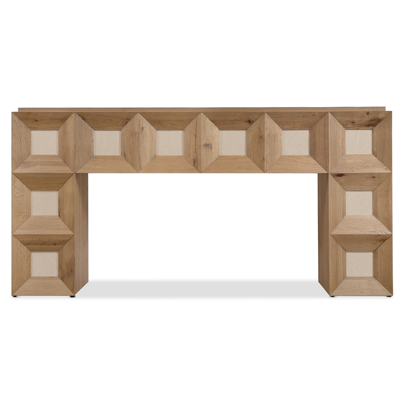 Commerce and Market Haven Console Table in Natural Wood Finish by Hooker