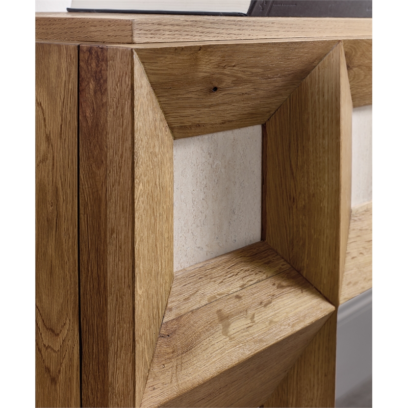 Commerce and Market Haven Console Table in Natural Wood Finish by Hooker