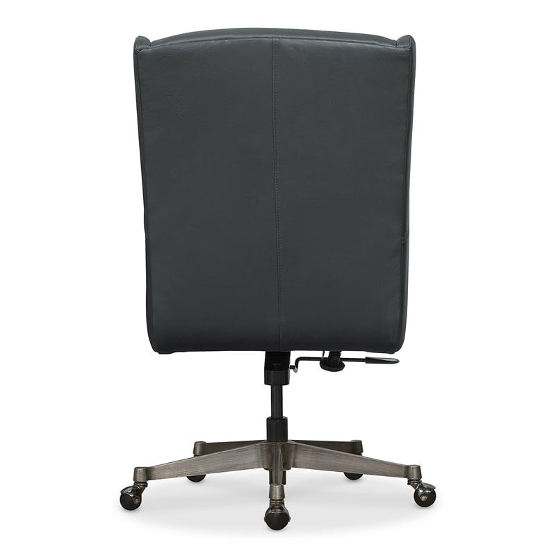 Benito Executive Swivel Tilt Chair with Blue Leather by Hooker Furnishings