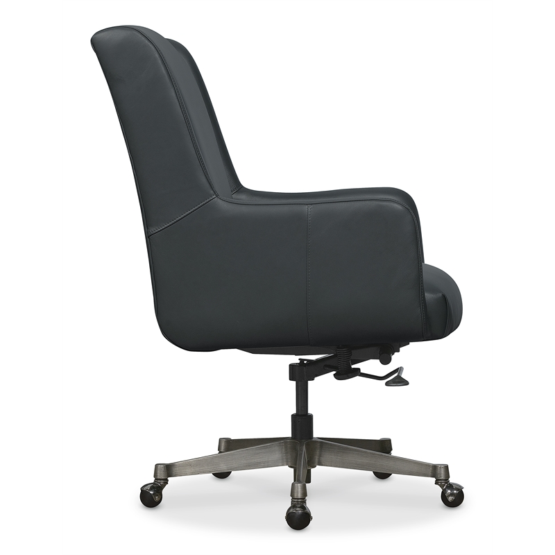 Benito Executive Swivel Tilt Chair with Blue Leather by Hooker Furnishings