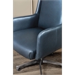 Benito Executive Swivel Tilt Chair with Blue Leather by Hooker Furnishings