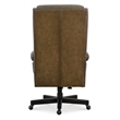 Tucker Executive Swivel Tilt Chair with Brown Leather by Hooker Furnishings