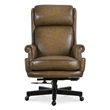 Tucker Executive Swivel Tilt Chair with Brown Leather by Hooker Furnishings