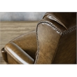 Tucker Executive Swivel Tilt Chair with Brown Leather by Hooker Furnishings
