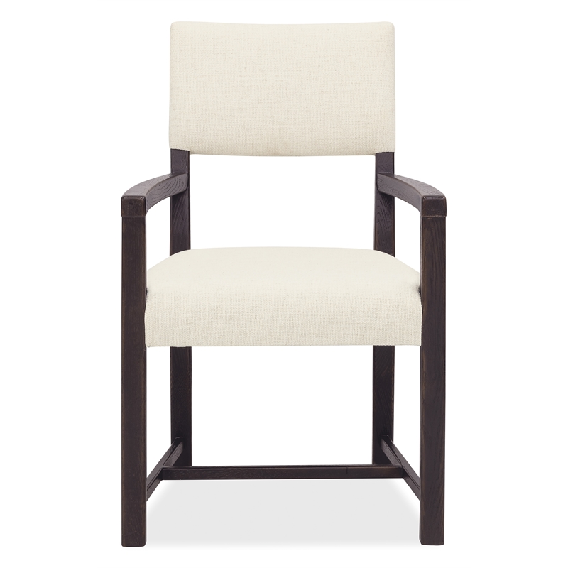 Driftwood Upholstered Arm Chair in Beige Wood by Hooker Furniture
