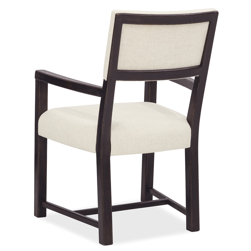 Driftwood Upholstered Arm Chair in Beige Wood by Hooker Furniture