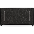 Melange Midnight Credenza in Black Wood Finish by Hooker Furniture