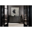 Melange Midnight Credenza in Black Wood Finish by Hooker Furniture