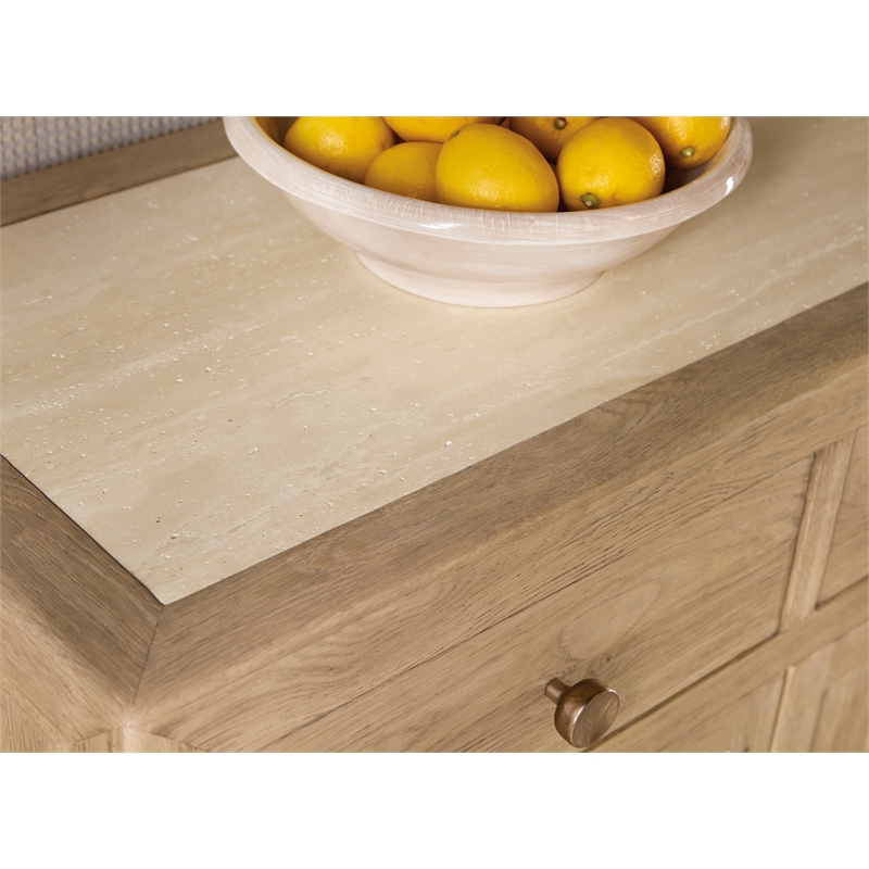 Driftwood 4-Door 4-Drawer Buffet in Light Brown Wood by Hooker Furniture