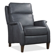 Wrenn Power Recliner with Power Headrest in Blue Leather by Hooker Furniture