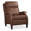 Wrenn Power Recliner with Power Headrest in Brown Leather by Hooker Furniture