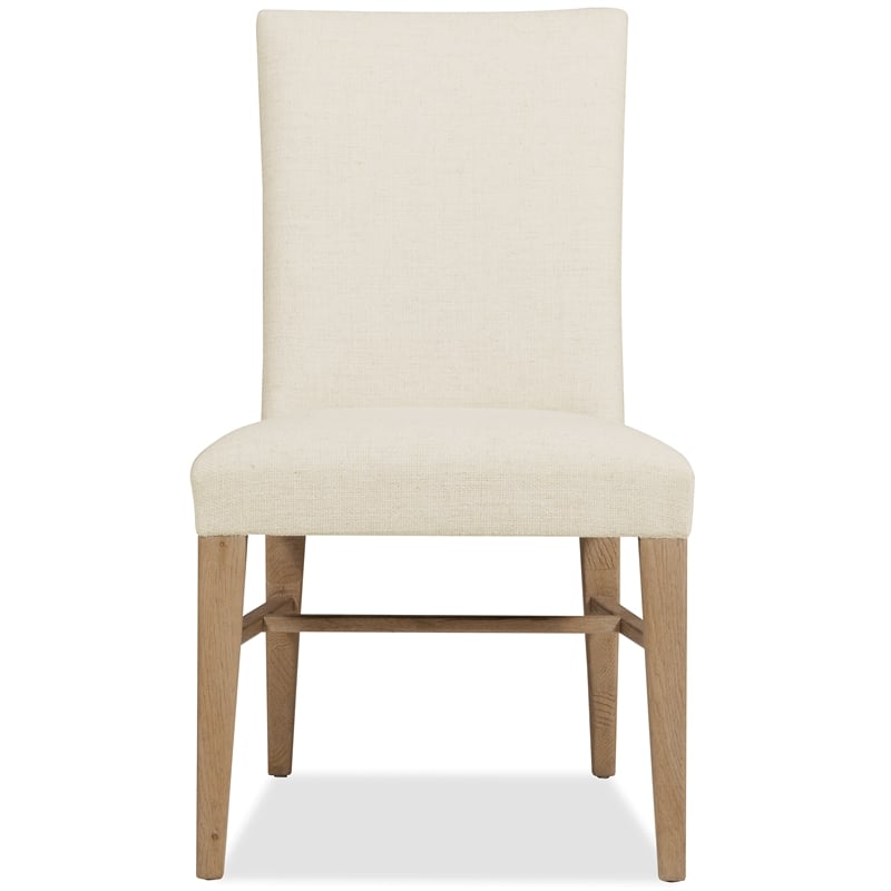 Driftwood Upholstered Side Chair in Beige Wood by Hooker Furniture