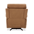 Lyra Lift Chair with Power Recline Headrest and Lumbar in Brown Leather