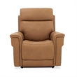 Lyra Lift Chair with Power Recline Headrest and Lumbar in Brown Leather
