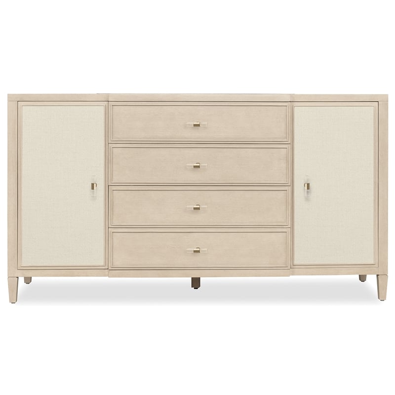 Melange Be My Guest Dresser in Beige Wood by Hooker Furniture
