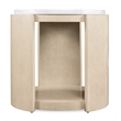 Westwood Round Side Table in Light Brown Concrete by Hooker Furniture