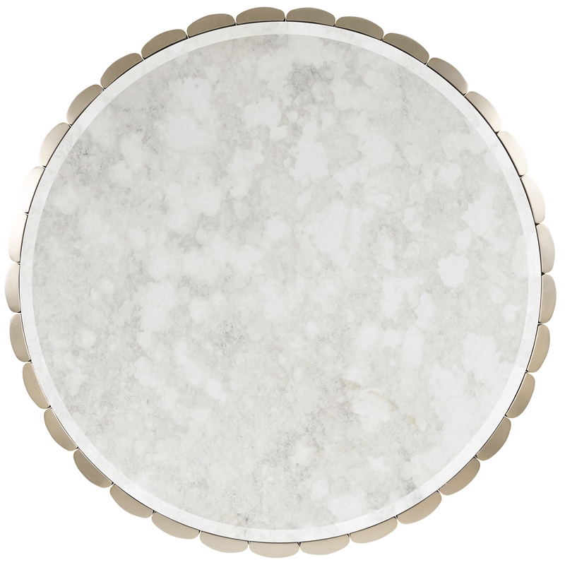 Melange Time Flies Cocktail Table in Gold Metal by Hooker Furniture