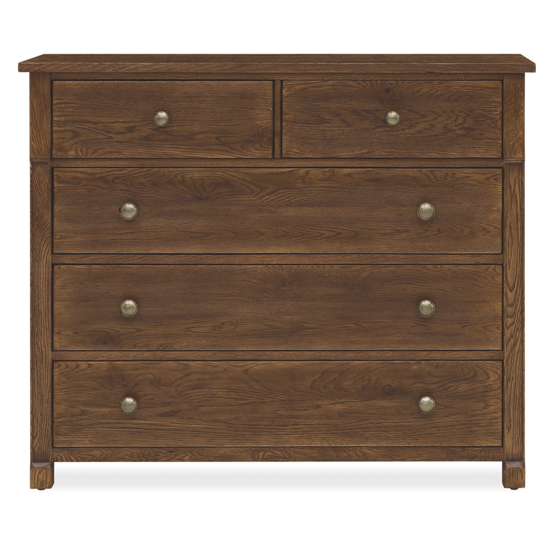Driftwood Five-Drawer Chest in Brown Wood by Hooker Furniture