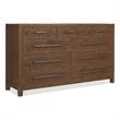 Driftwood Nine-Drawer Dresser in Brown Wood by Hooker Furniture