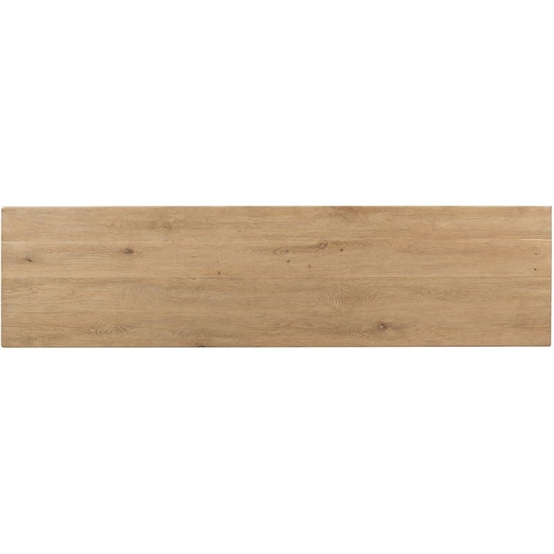 Driftwood Eight-Drawer Dresser in Light Brown Wood by Hooker Furniture