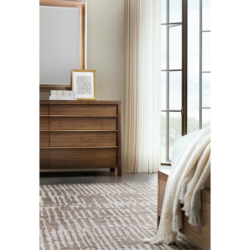 Eleana Eight Drawer Dresser in Medium Wood by Hooker Furniture